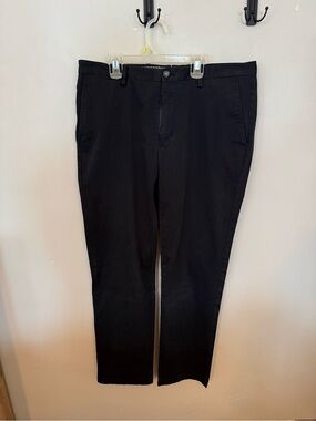 Jos A Bank Reserve Men's Black Straight-Leg Dress Pants 35 x 32